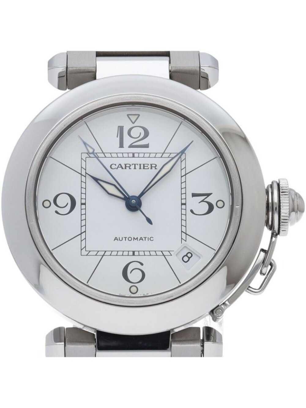 Cartier Pasha C Watch SS White